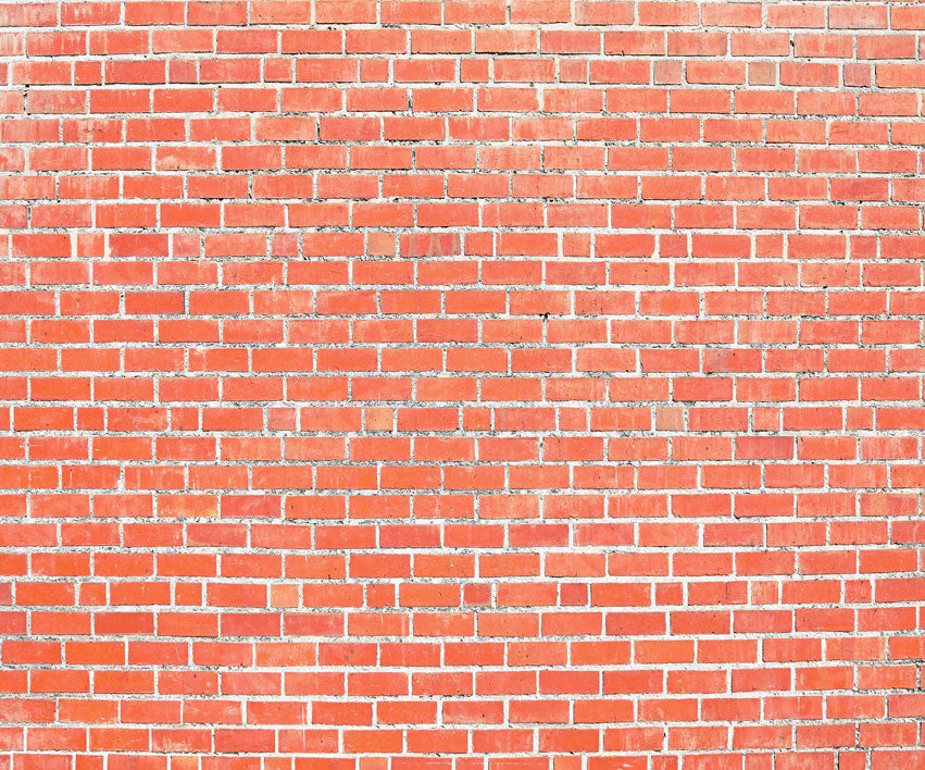 Kate Orange Brick Old Retro Wall Backdrop for Photograph