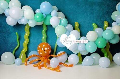 Katebackdrop£ºKate Under Sea Balloons for Children Backdrop for Photography Designed by Kerry Anderson