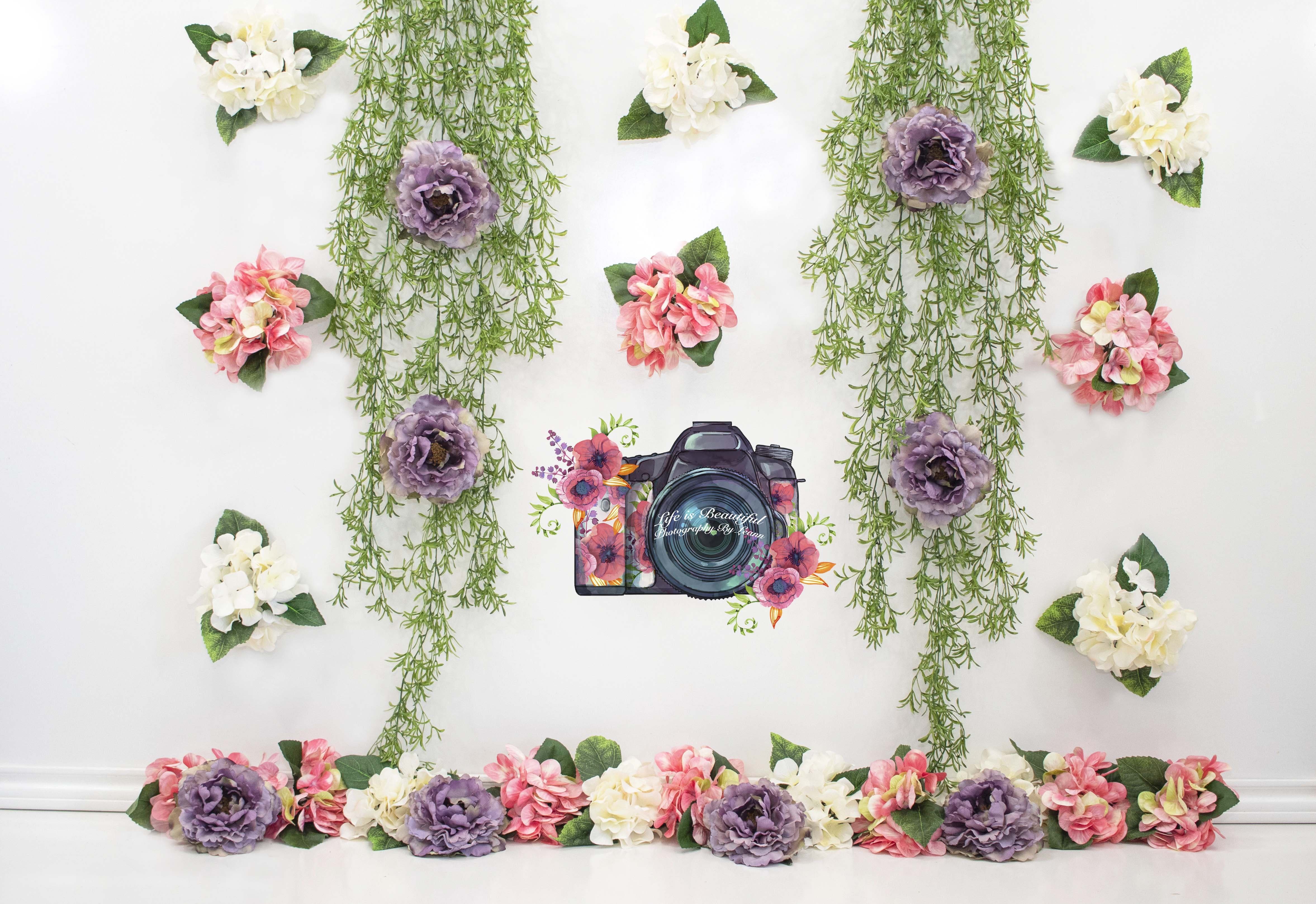 Katebackdrop鎷㈡綖Kate  Flower Grass Decoration Backdrop for Photography Designed By Leann West