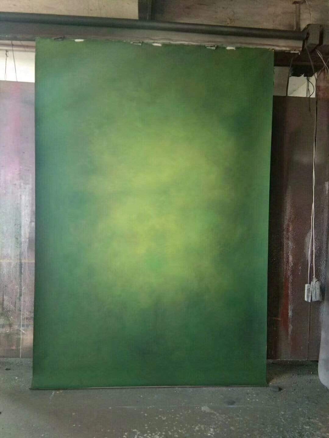 Katebackdrop£ºKate Foggy Green Abstract Gradient Texture Spray Painted Backdrop