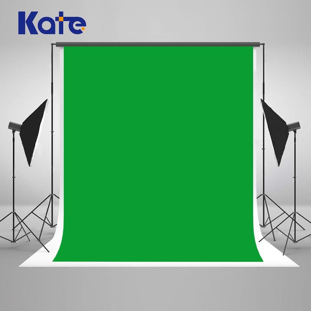 Kate Solid Green Screen Fabric Backdrop for Photography - Katebackdrop