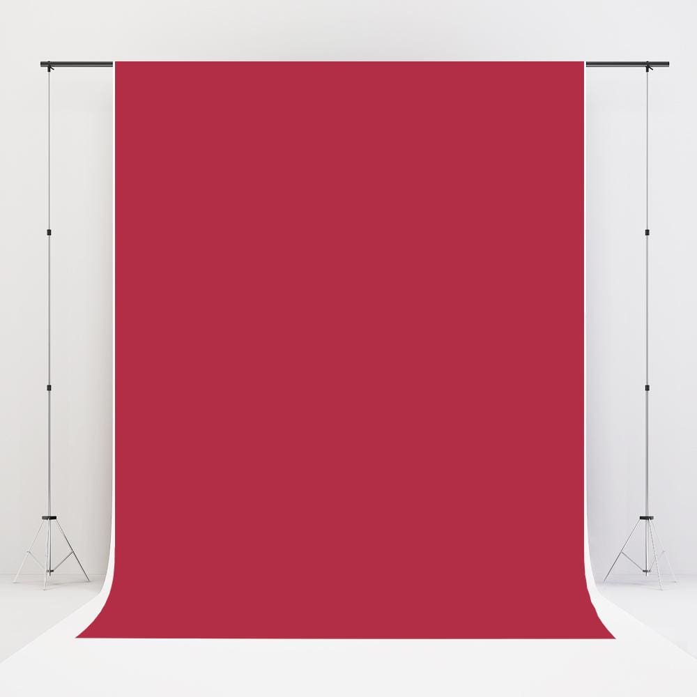 Elegant Deep Red Solid Color Backdrop