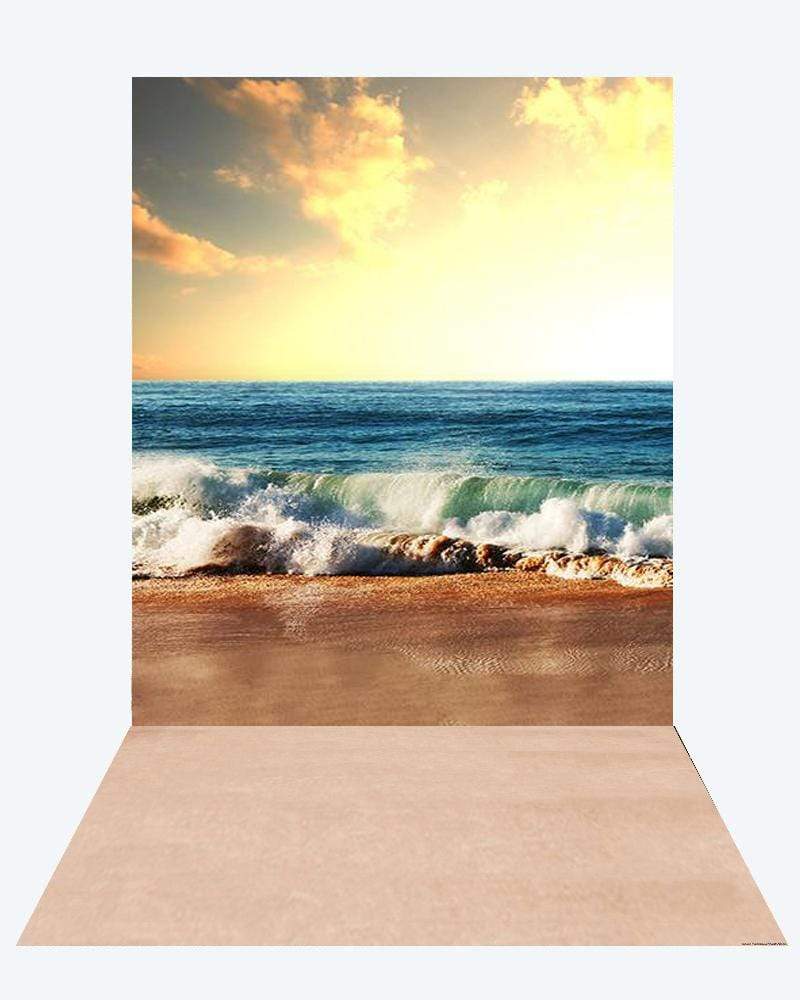 Kate Summer Sea Dusk backdrop + Soft Summer Rubber Floor Mat