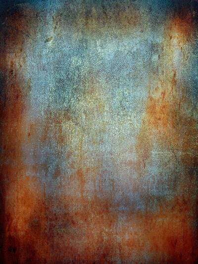 Kate Abstract Vintage Rust color Textured Wall Rusty Backdrop - Katebackdrop