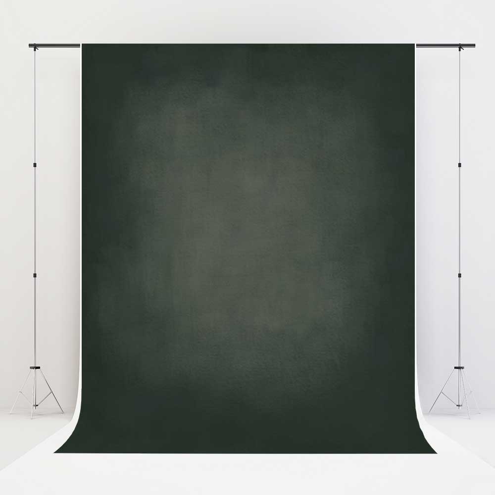 Kate Around Cold Black Green and Light Middle Gray Abstract Textured Backdrop - Katebackdrop