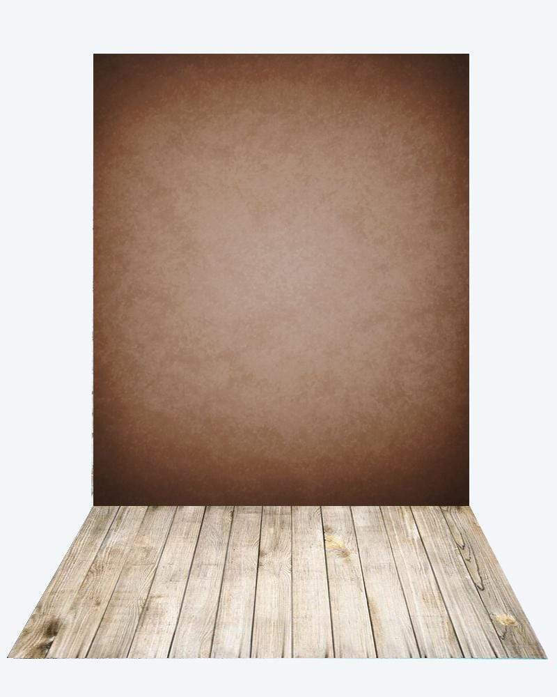Katebackdrop¡êoKate Old Master Abstract Texture Light Brown Backdrop for Photography+Kate Wood rubber floor mat