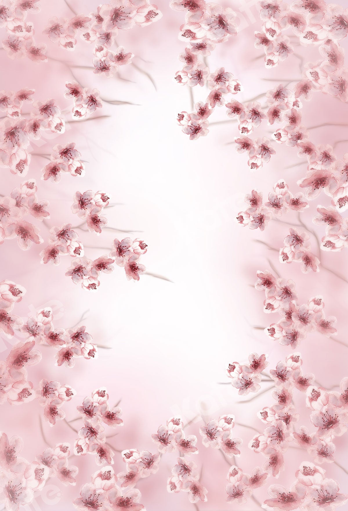 Kate Pink Floral Backdrop Flowers Designed by Veronika Gant