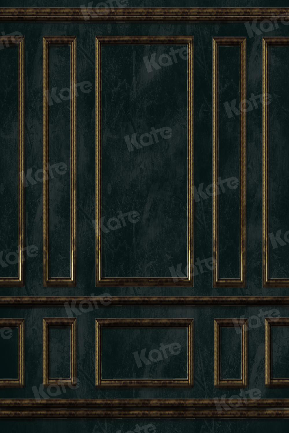 Kate Elegant Retro Dark Green Wall door Backdrop