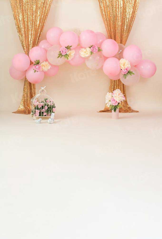Kate Balloons and Decorations Birthday Backdrop for Children for Photography - Kate Backdrop