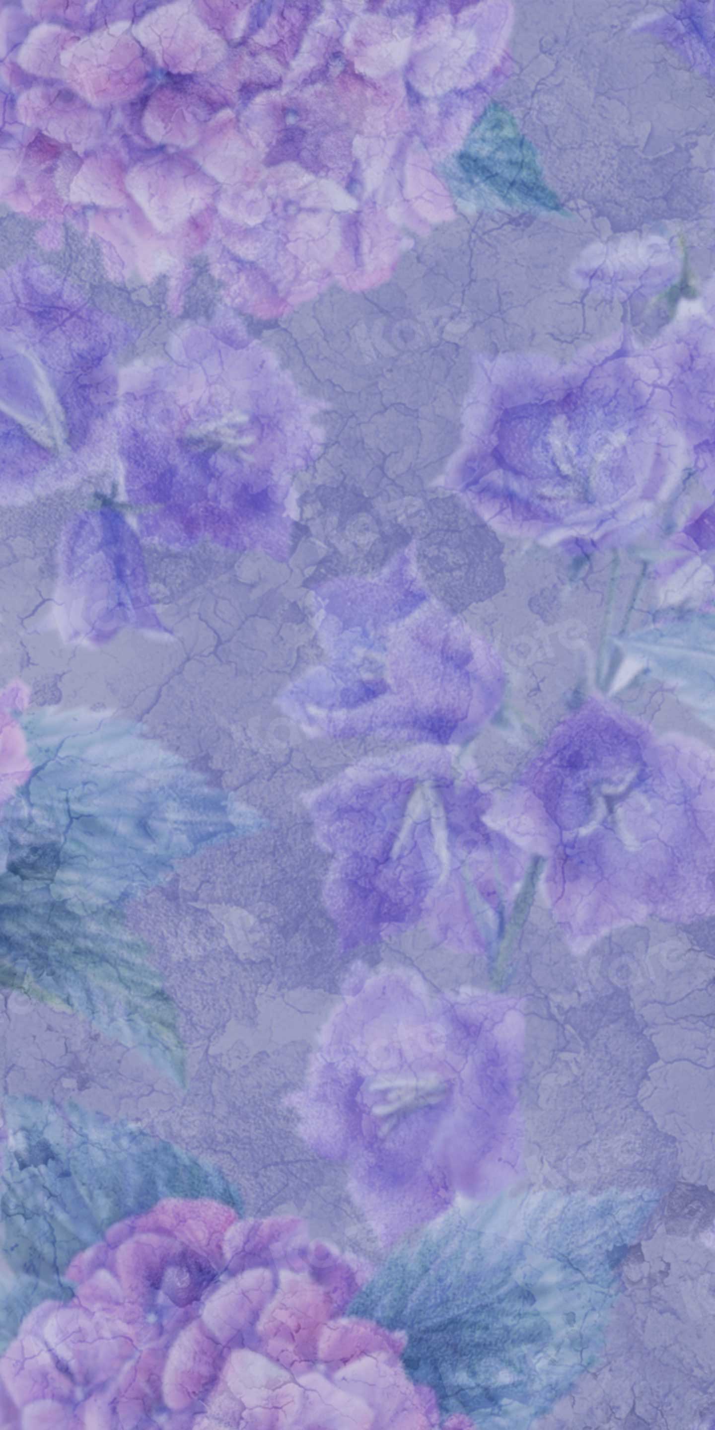 Kate Fine Art Purple Flower Backdrop for Photography