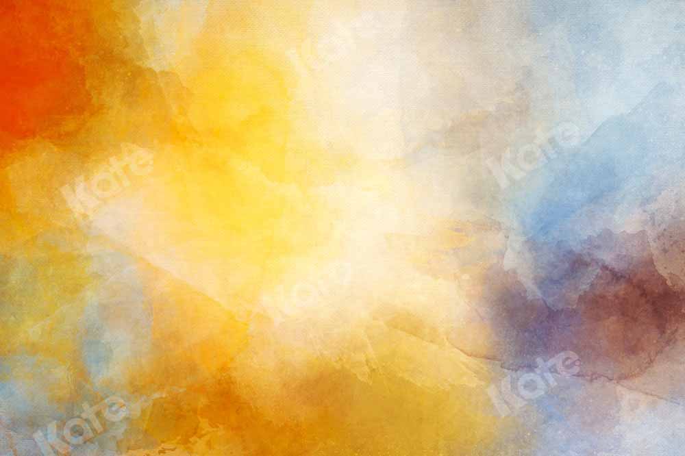 Kate Abstract Texture Backdrop Yellow Mix Designed by Kate Image
