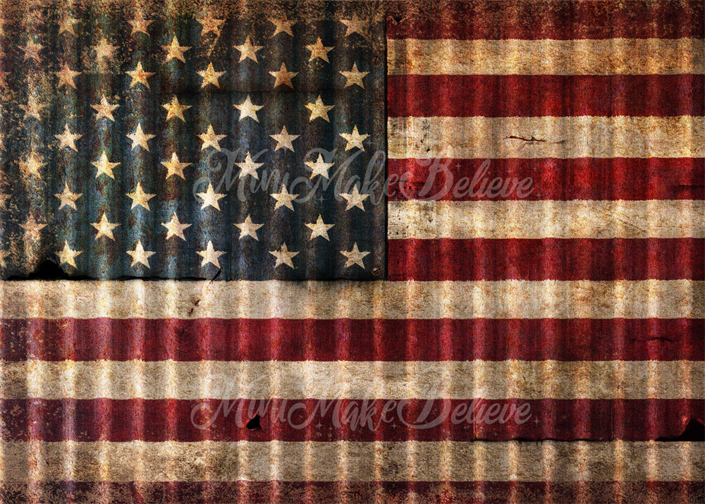 Kate American Flag Backdrop July 4 Peace Squad Independence Designed by Mini MakeBelieve