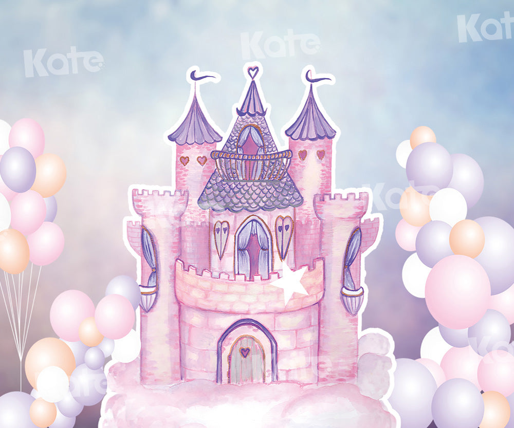 Kate Balloon Fantasy Castle Backdrop Designed by Chain Photography