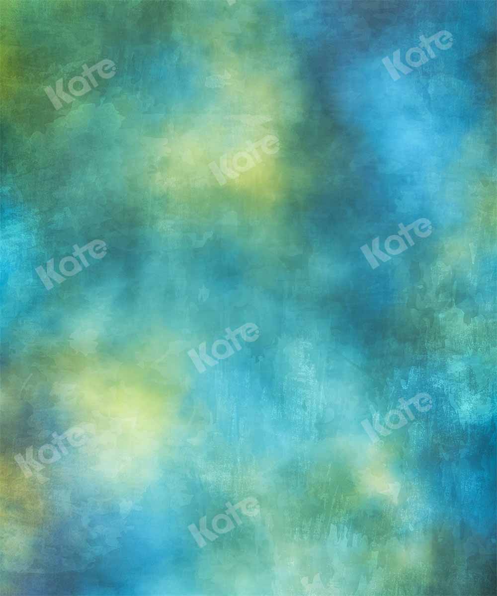 Kate Blue-green Backdrop Abstract Texture Designed by Kate Image