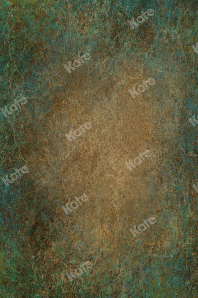 Kate Blue Abstract Texture Backdrop Brown Green Designed by Kate Image