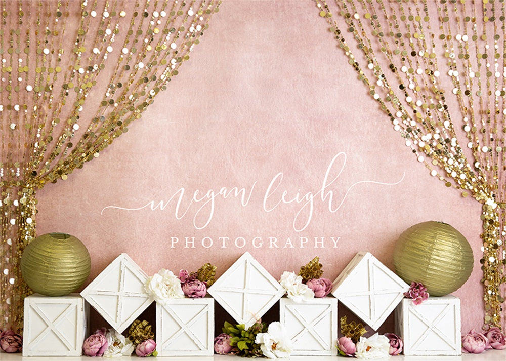 Kate Bring In Glitz Backdrop for Photography Designed by Megan Leigh Photography