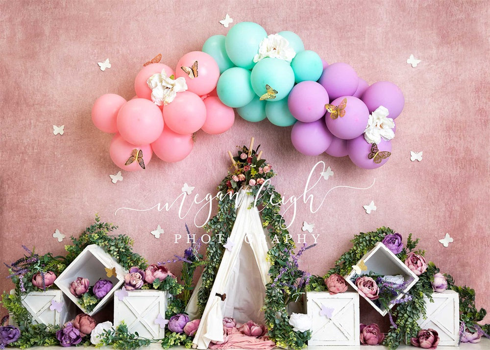 Kate Butterfly Bliss Backdrop Designed by Megan Leigh Photography