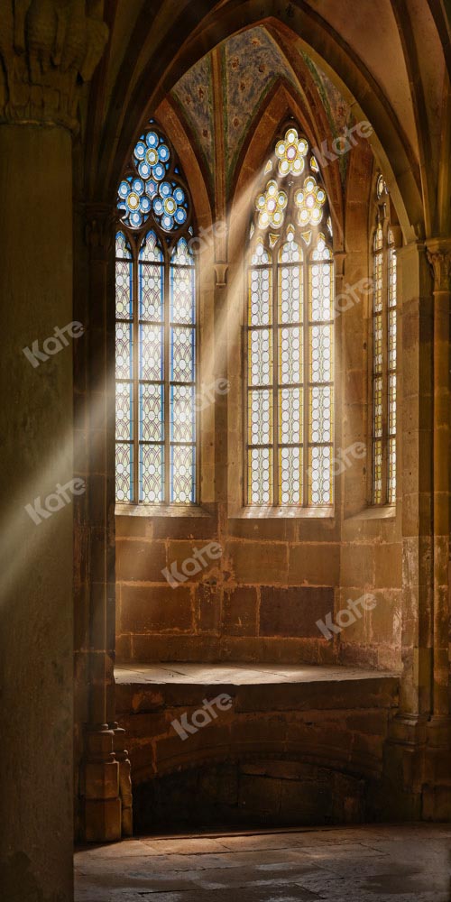 Kate Church Window Backdrop Sunlight Building Designed by Chain Photography