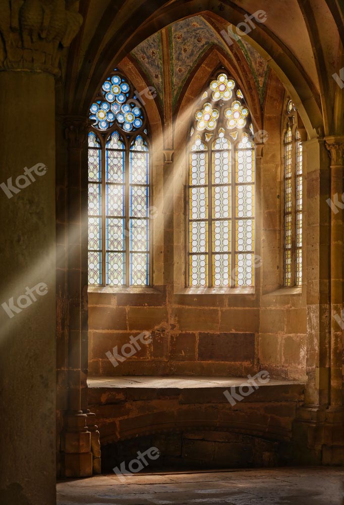 Kate Church Window Backdrop Sunlight Building Designed by Chain Photography