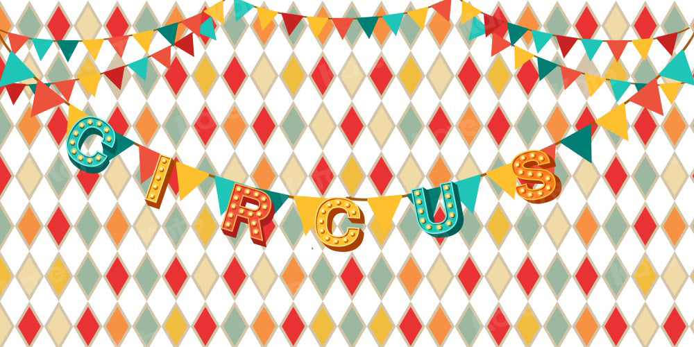 Kate Circus Diamond Pattern Backdrop for Photography