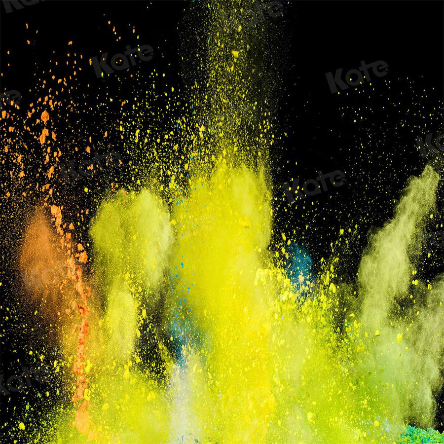Vibrant Color Explosion Powder Backdrop