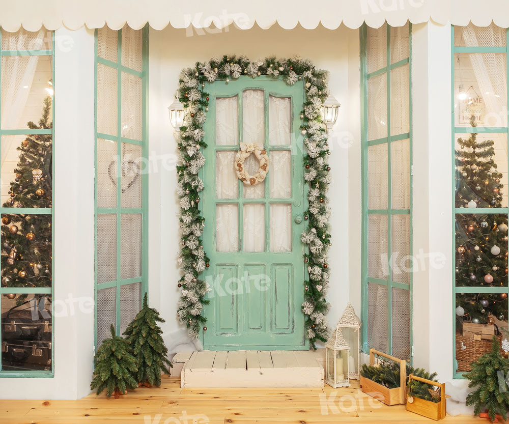Kate Cozy Christmas Window Backdrop Designed by Chain Photography
