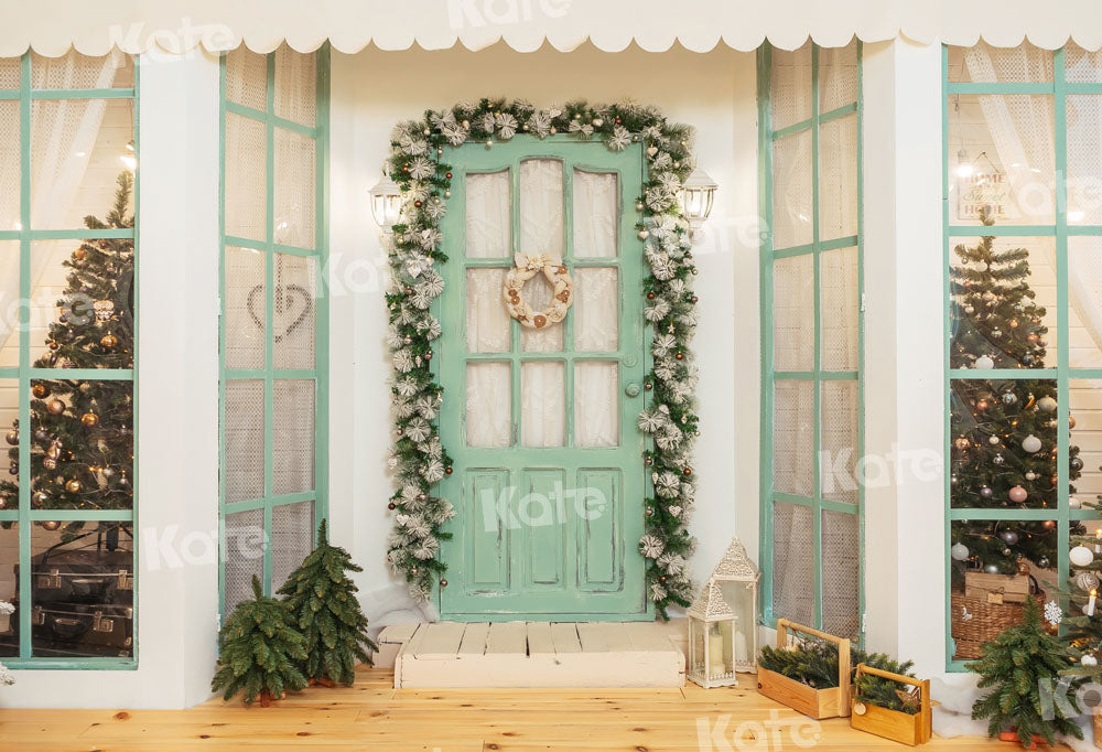 Kate Cozy Christmas Window Backdrop Designed by Chain Photography