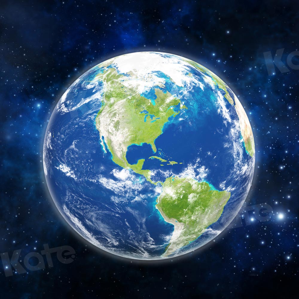 Kate Earth Day Backdrop Blue Starry Sky Designed by Chain Photography