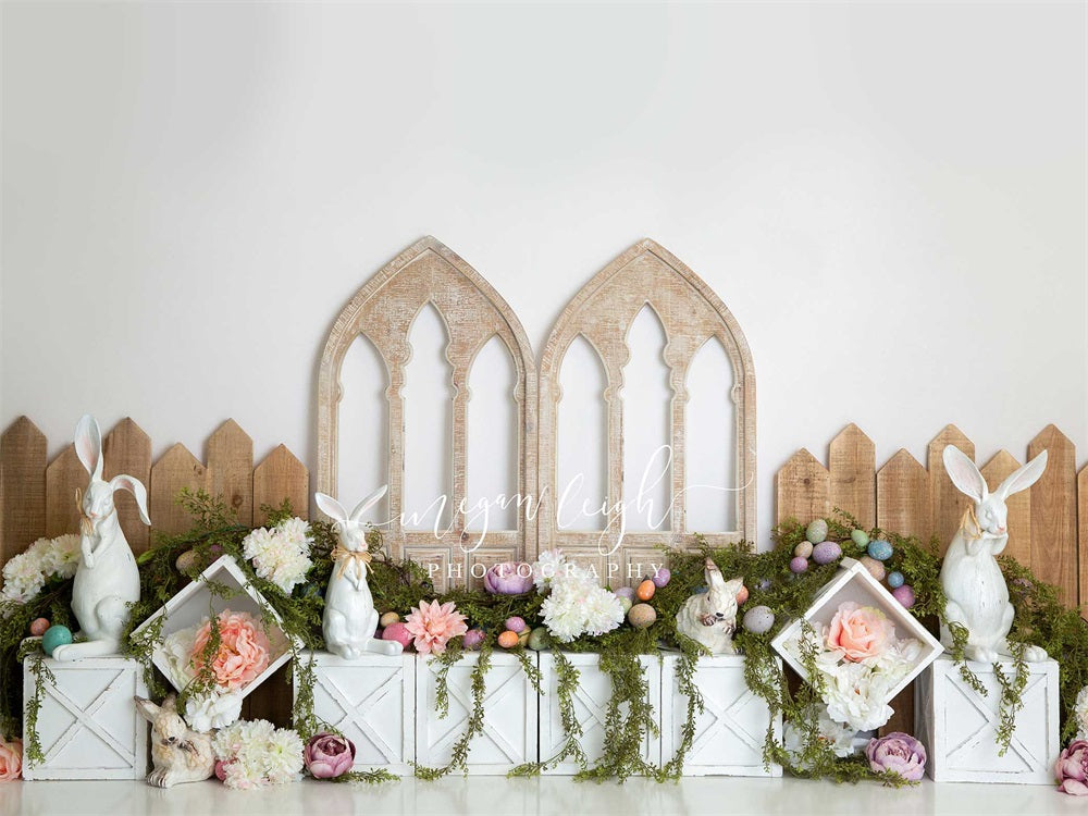 Kate Easter Bunny Haven Backdrop Designed by Megan Leigh Photography