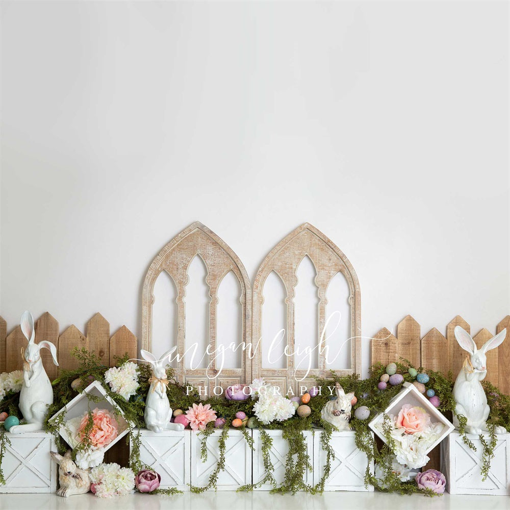 Kate Easter Bunny Haven Backdrop Designed by Megan Leigh Photography