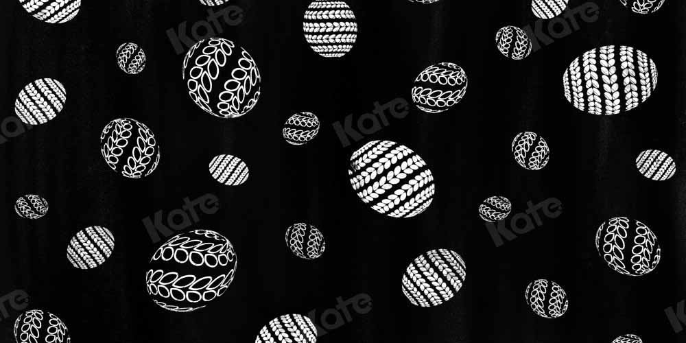 Kate Easter Eggs Backdrop Chalkboard Doodle Designed by Chain Photography