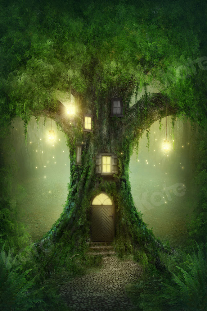 Kate Enchanted Forest Backdrop Dream Tree House Designed by Chain Photography