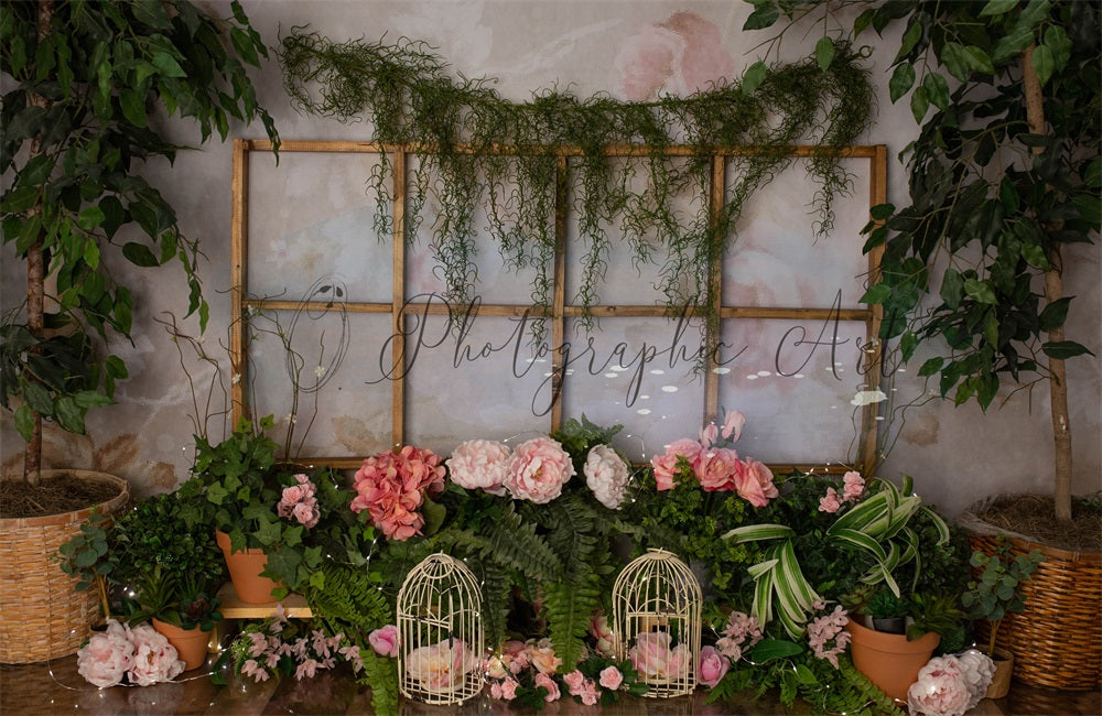 Kate Fairy Greenhouse Backdrop for Photography Designed by Jenna Onyia