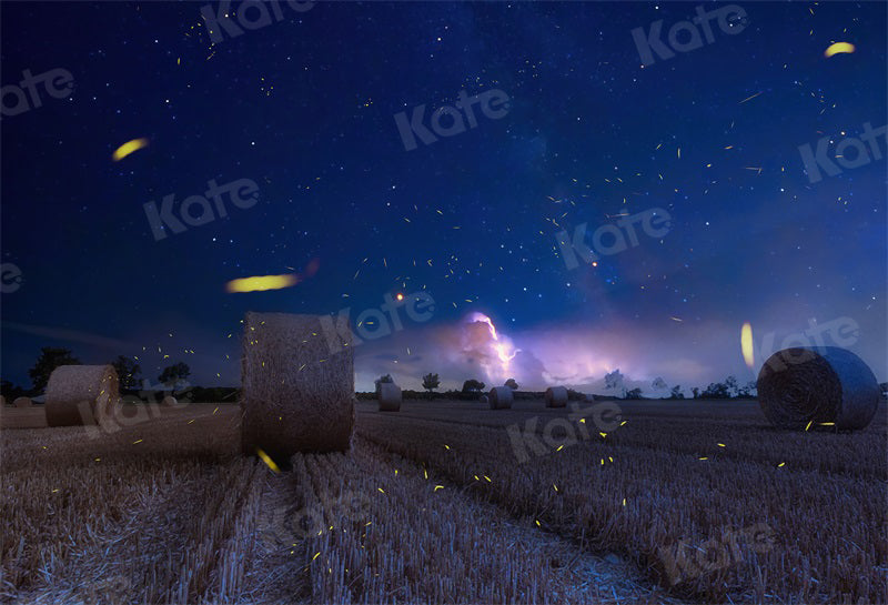 Kate Field Night Sky Glitter Backdrop Harvest for Photography