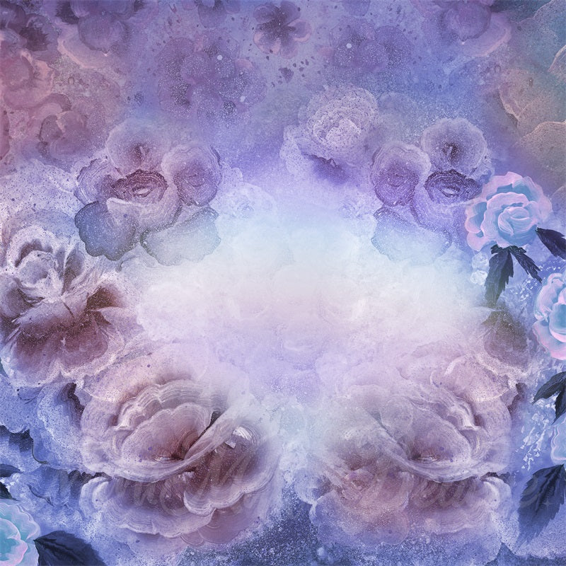 Fijne Kunst Bloemenachtergrond Mashup Zwangerschap Ontworpen door Mini MakeBelieve