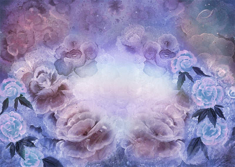 Fijne Kunst Bloemenachtergrond Mashup Zwangerschap Ontworpen door Mini MakeBelieve