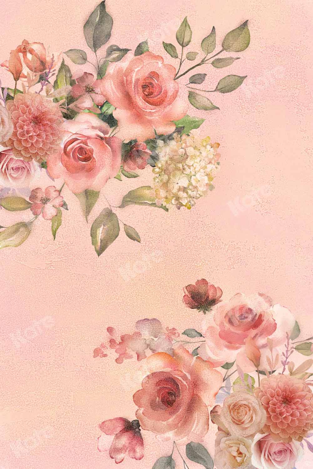 Kate Floral Vintage Backdrop Texture Abstract Designed by Chain Photography