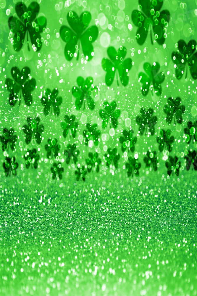 Kate Green Bokeh spring St.Patrick's Day backdrop
