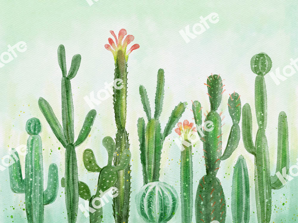 Kate Green Plant Cactus Backdrop Designed by Uta Mueller Photography