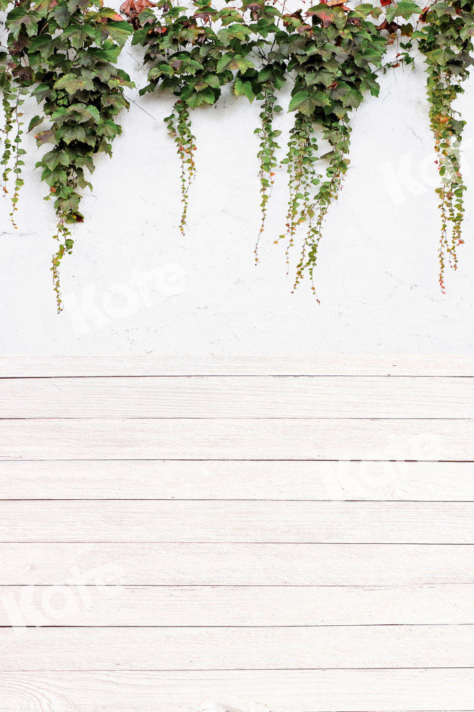 Kate Green Plants Wall Backdrop Plank Designed by Chain Photography