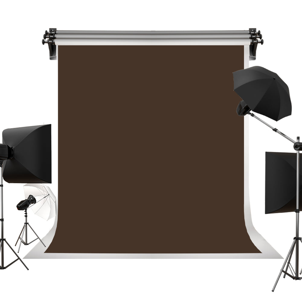 Kate Hot Sale 6x9ft Solid Brown Cloth Backdrop Portrait Photography