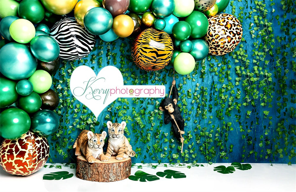 Kate Jungle Animal Backdrop for Photography Designed by Kerry Anderson