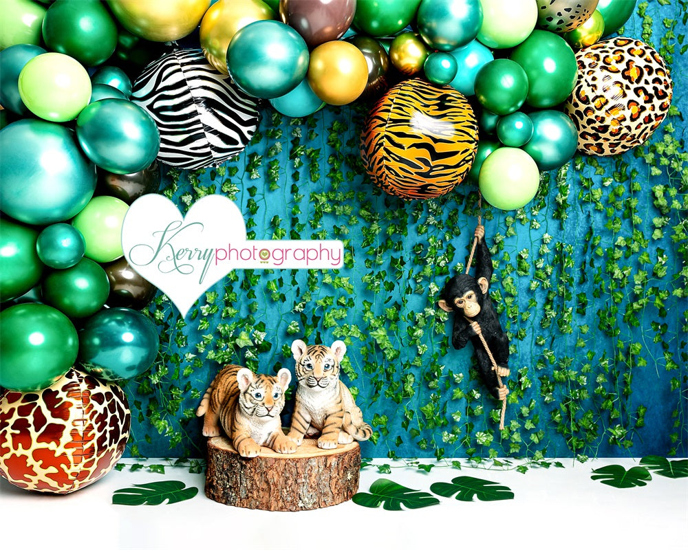 Kate Jungle Animal Backdrop for Photography Designed by Kerry Anderson