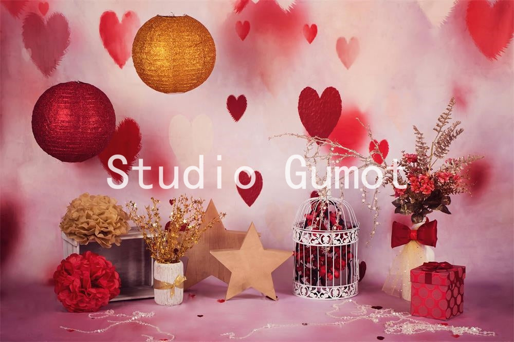 Kate LOVE Valentines Backdrop designed by Studio Gumot - Kate Backdrop
