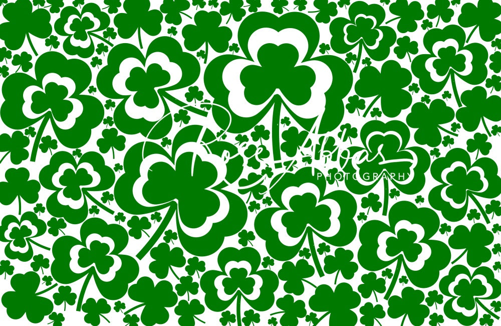Kate St. Patrick's Day Backdrop Lots of Luck for Photography Designed By Rose Abbas