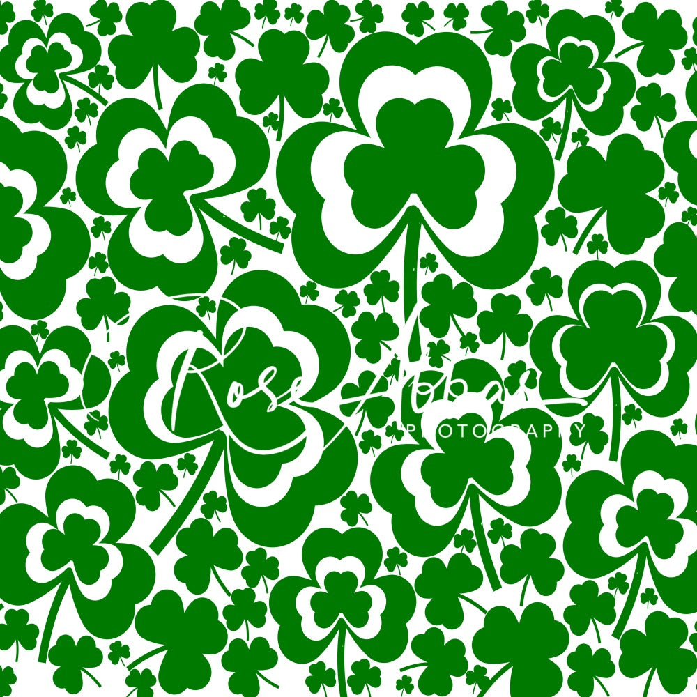 Kate St. Patrick's Day Backdrop Lots of Luck for Photography Designed By Rose Abbas