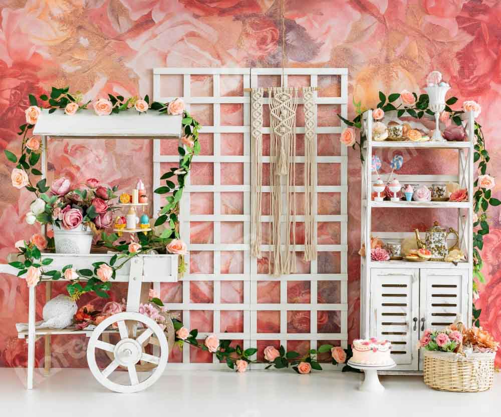 Kate Mother's Day Flowers Backdrop Room Birthday Designed by Emetselch
