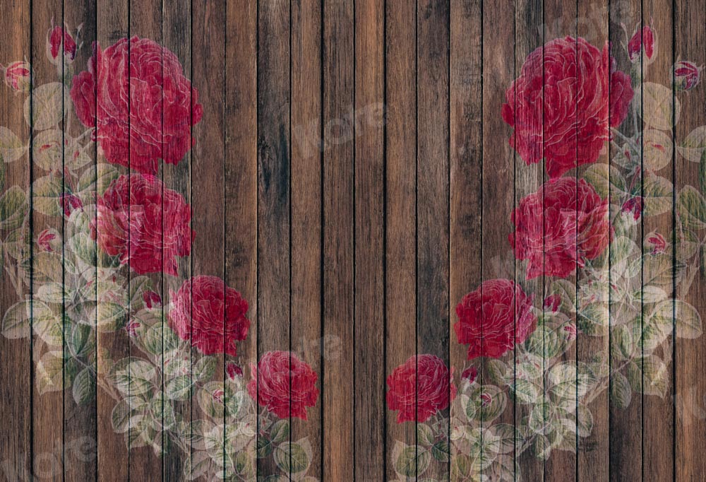 Kate Mottled Wood Board Backdrop Rose Designed by Chain Photography