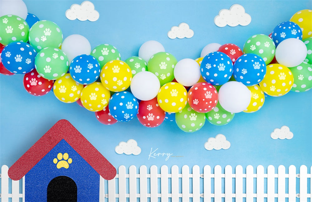 Kate Paw Theme Backdrop for Photography Designed by Kerry Anderson
