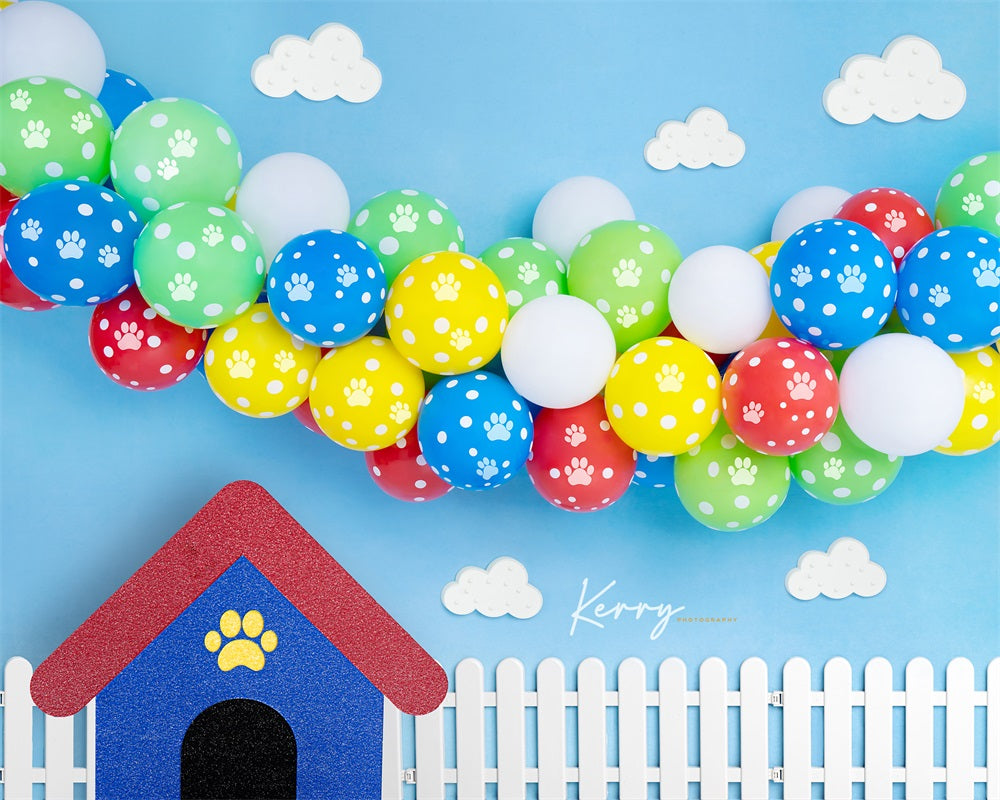 Kate Paw Theme Backdrop for Photography Designed by Kerry Anderson